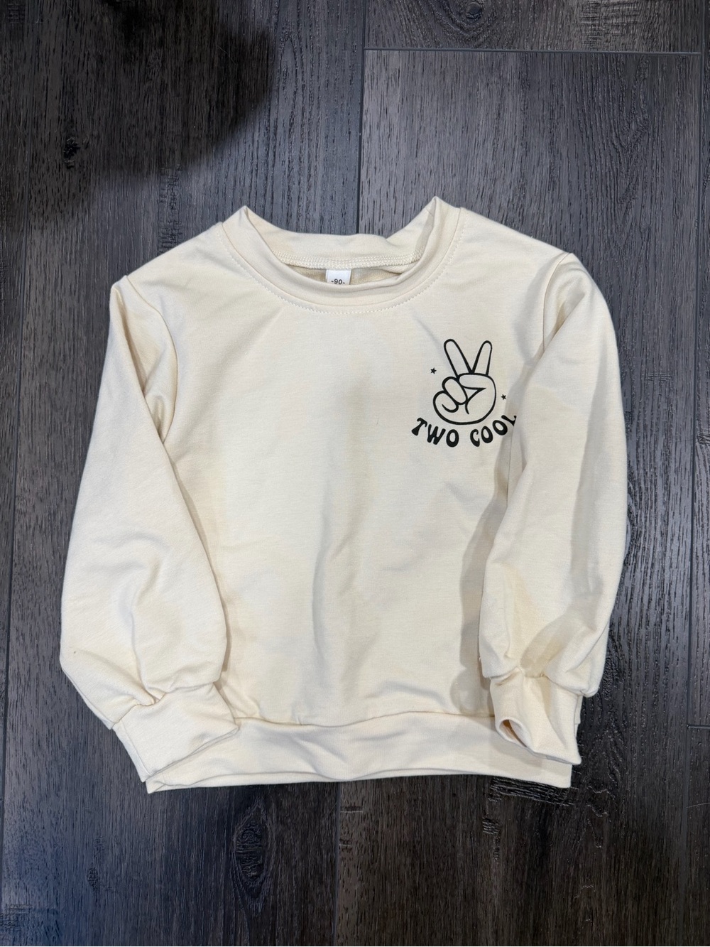 Others Follow Cream 'Two Cool' Graphic Sweatshirt